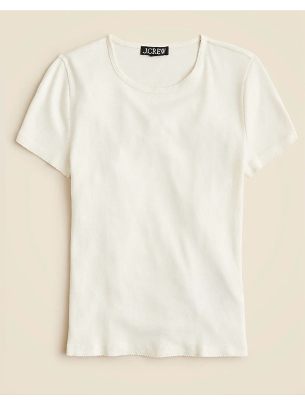 J.Crew Fine Rib Short Sleeve T-Shirt
